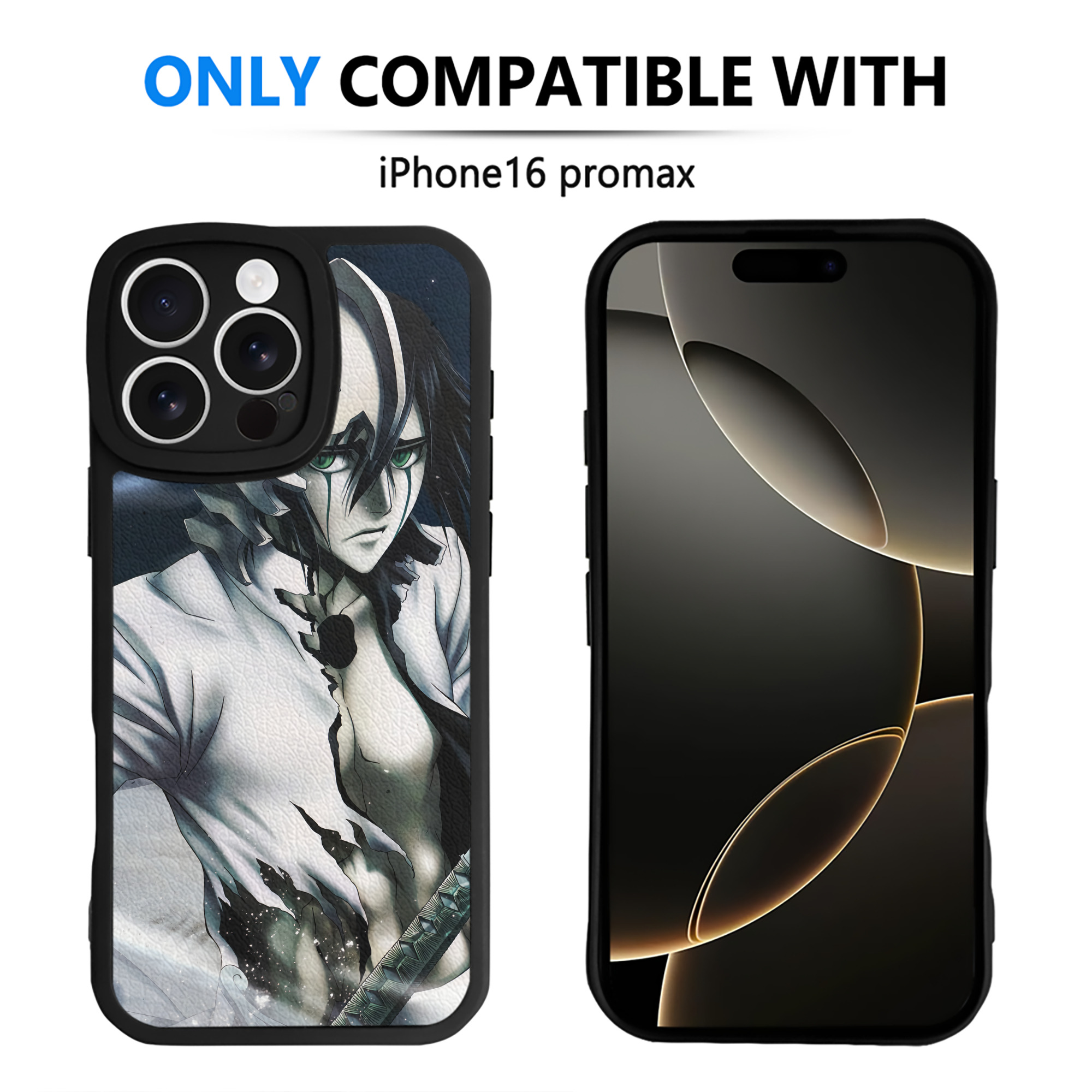 （画像用） ブリーチ BLEACH 【iPhone 16シリーズ対応】シリコンスマホケース（レザー調） 材質：シリコン